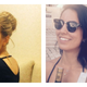 The image of “Rachel Brewson” from her first xoJane story, left, and her xoJane author bio, right.